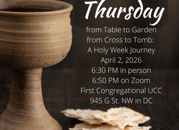 Maundy Thursday Worship: April 2 at 6:30pm Maundy Thursday Worship: April 2 at 6:30pm