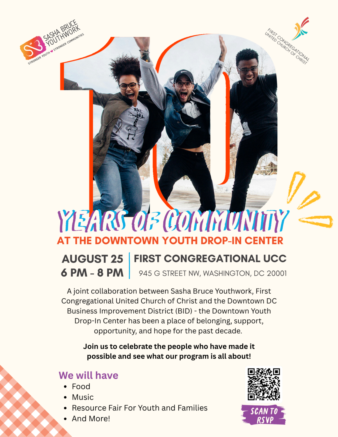 Celebrate the Drop-In Center on August 25
